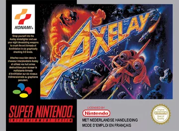 Axelay (Europe) box cover front